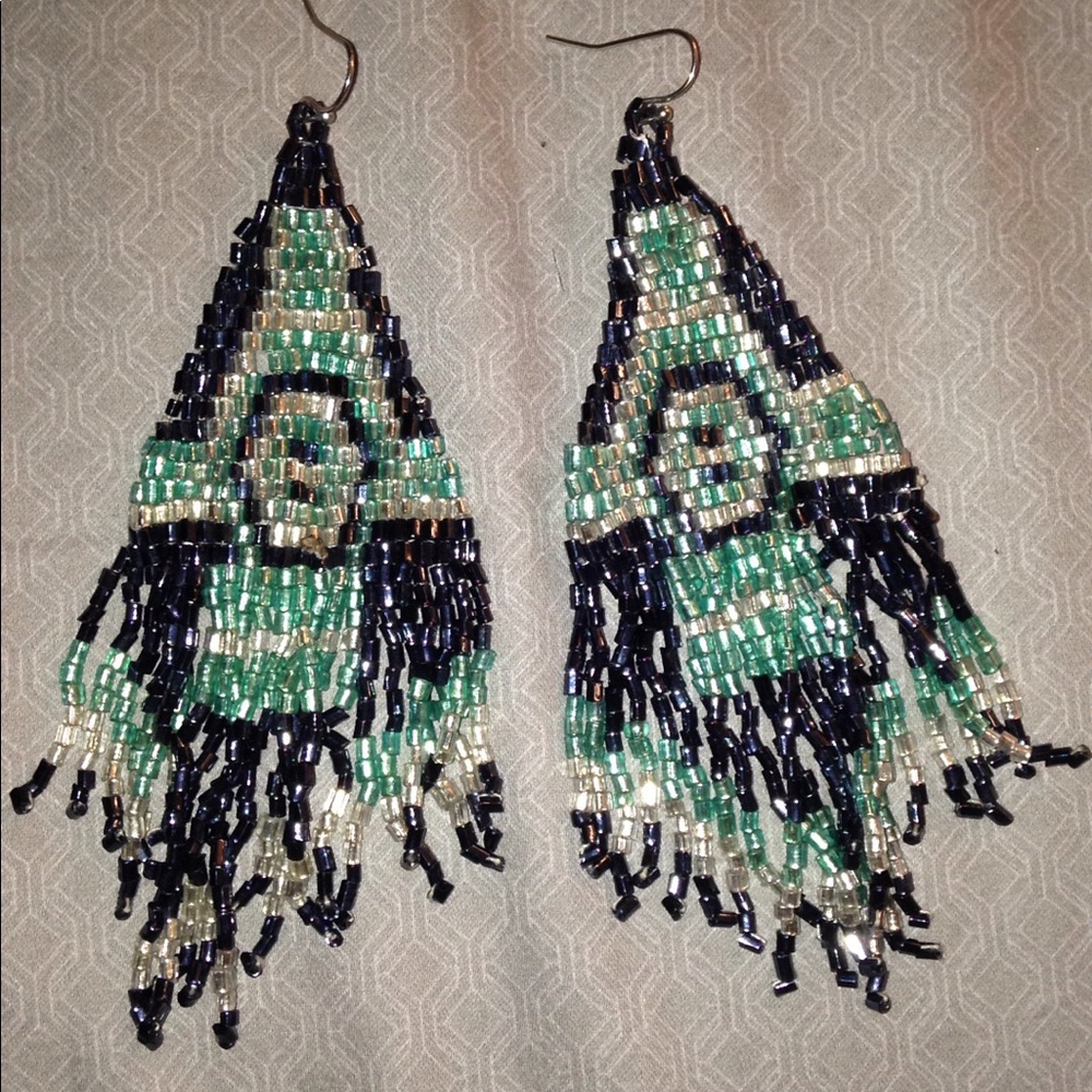 Beaded Mexican earrings